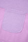 Phalaenopsis Thermal Knit Contrast Textured Patchwork Long Sleeve Top