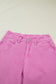 Black 2-Button High Waist Flared Bottom Jeans