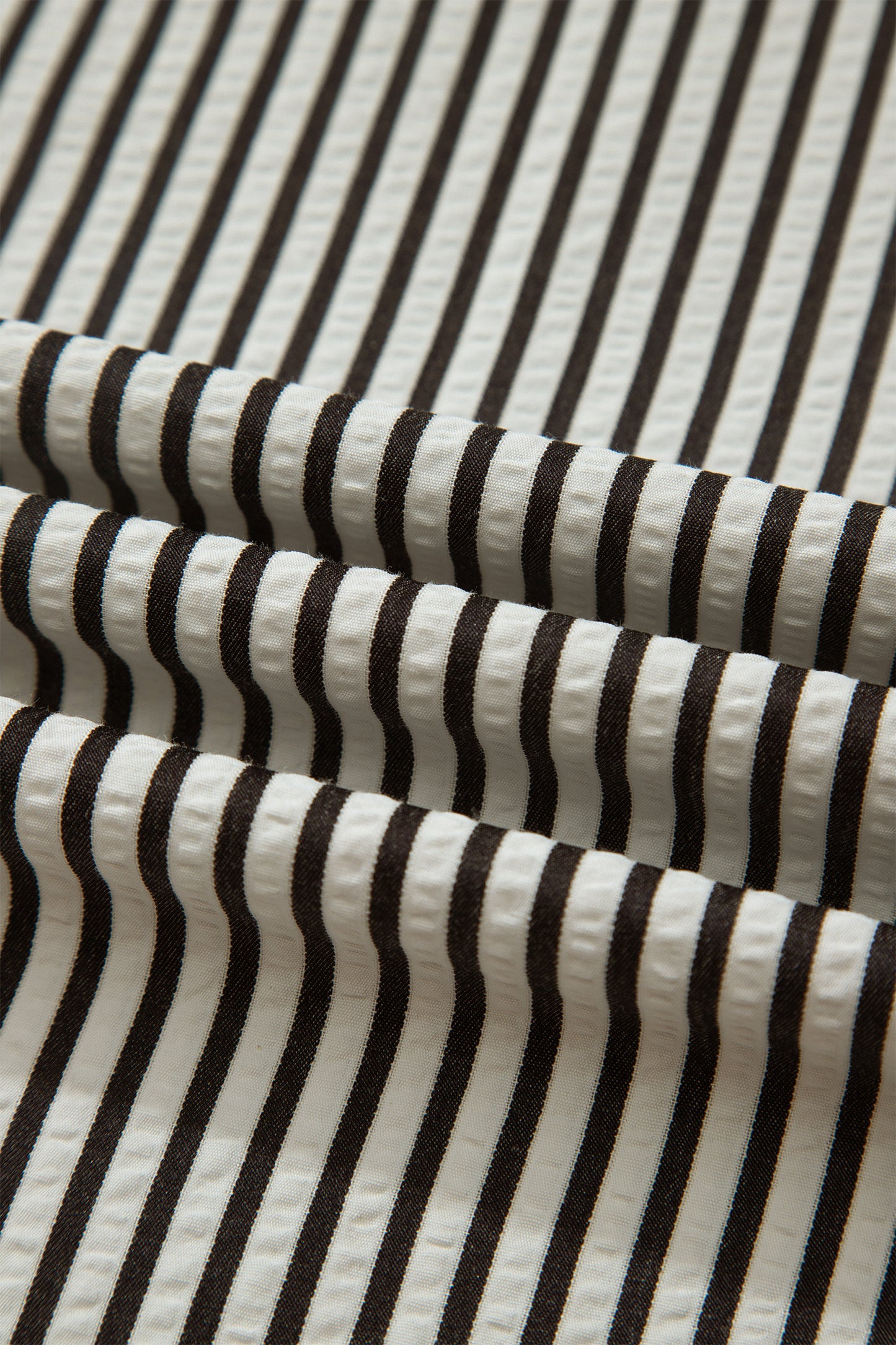 Black Stripe Elastic Waist Ultra Wide Leg Pants
