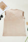 Gold Round Neck Metallic Tank Top