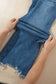 Ashleigh Blue High Waist Frayed Hem Flare Jeans
