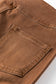Sail Blue High Waist Button Fly Seamed Raw Hem Flare Jeans