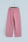 Red Stripe Drawstring Casual Loose Pants
