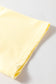 Yellow Cream Eyelet Embroidered Lace Splicing Sleeve Loose T Shirt Dress