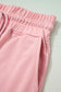 Clearly Aqua Solid Color Loose Tee Drawstring Wide Leg Pants 2pcs Outfit