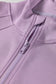 Orchid Bouquet Half Zip Thumbhole Sleeve Hoodie Active Pants 2pcs Outfit