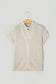 Jet Stream Solid Color Short Sleeve Zipper Knit High Neck Sweater