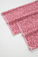 Rose Leopard Frayed Edge Wide Leg High Waist Jeans