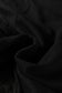 Black Solid Color Raw Seam Big Flower Patched Loose Overall Jumpsuit
