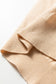 Apricot Floral Patchwork Shirred Cuff Puff Sleeve Sweater