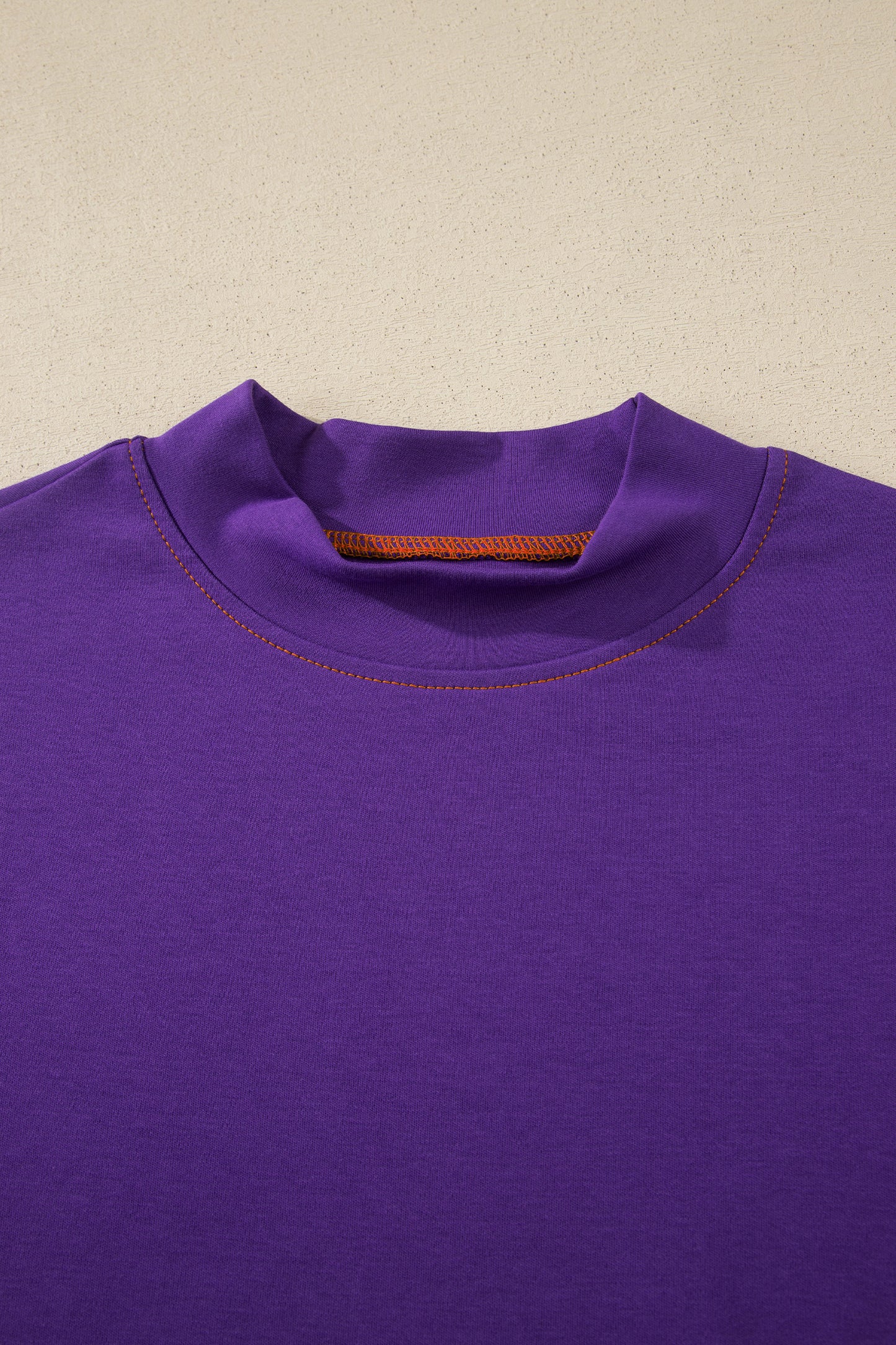 Tillandsia Purple Reversible Contrast-Stitched T-Shirt