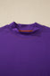 Tillandsia Purple Reversible Contrast-Stitched T-Shirt