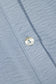 Beau Blue Shirt Collar Button Up Short Puff Sleeve Tiered Shift Dress