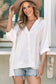 Apricot 3/4 Puff Sleeve Oversize Shirt