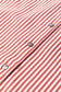 Sky Blue Striped Leopard Print Patchwork Button Up Womens Shirt