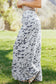 Multicolour Camo Print Wide Leg Casual Pants