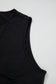 Blue Sapphire Plus Size Solid Color Bow Tie Peplum Tank Top
