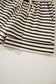 Black Stripe Ribbed Color Block Trim Zip Polo Tee Drawstring Shorts 2pcs Outfit