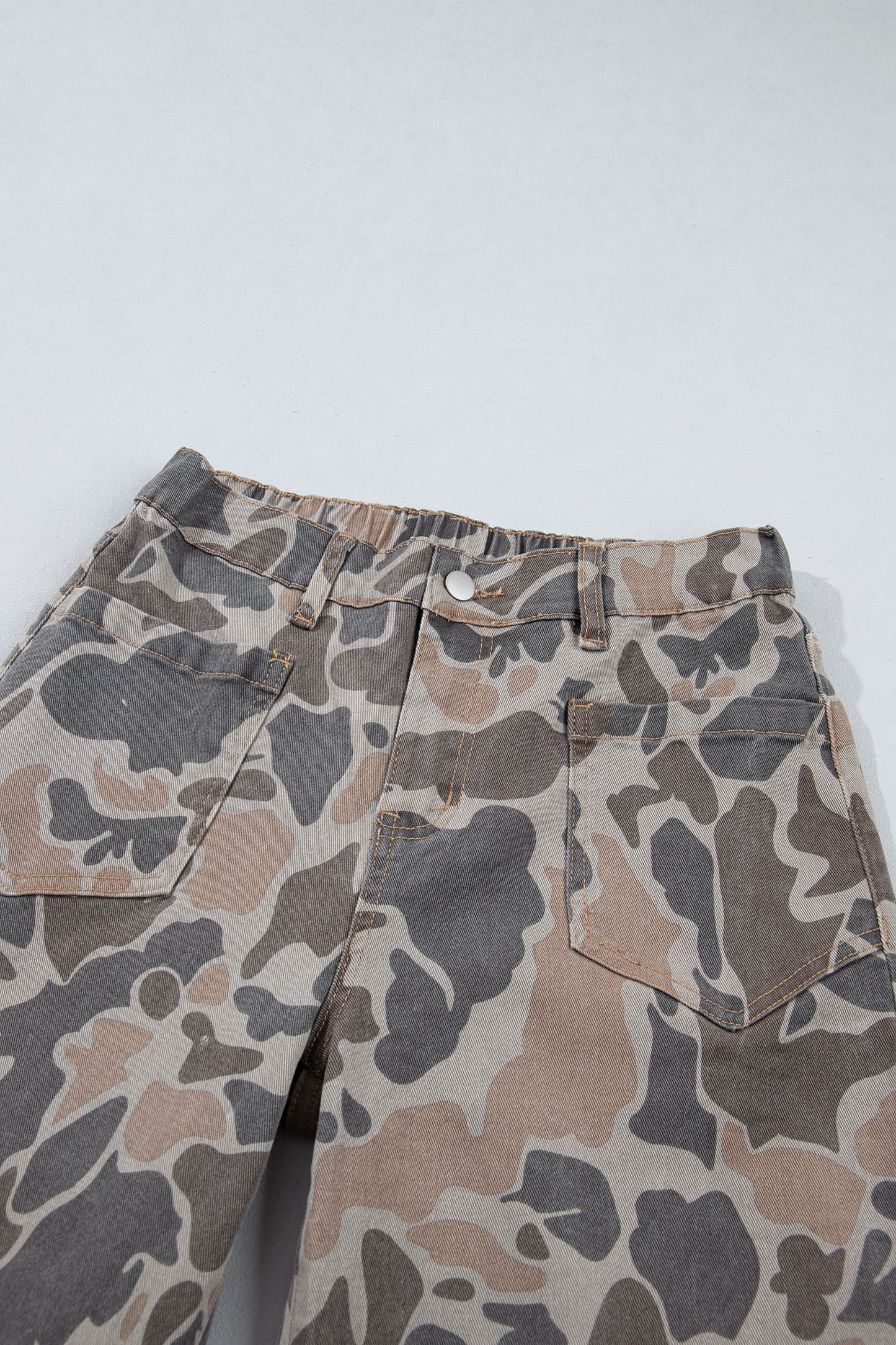 Multicolour Camouflage Shift Ankle Length Jeans