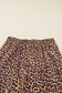 Khaki Leopard Pullover and Pants 2pcs Outfit with Bow Embroidery