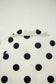 Pink Polka Dot Print V Neck Tee Short Set