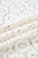Beige Flower Lace V Neck Ruffled Sleeve Top