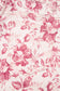Pink Vintage Floral Print Denim Shift Pants