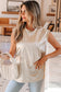 Gold Round Neck Metallic Tank Top