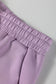 Orchid Bouquet Half Zip Thumbhole Sleeve Hoodie Active Pants 2pcs Outfit