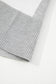 Gray Plus Size Checkered Pattern Button Polo Collar Split Sweater
