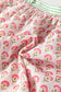 Pink Fashion Printed Knot Straps Babydoll Tank Top