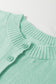Lavendula 3/4 Sleeve Boxy Knit Button Down Sweater Cardigan