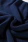 Dirty blue Solid Color Front Seam Drop Shoulder Loose Sweater