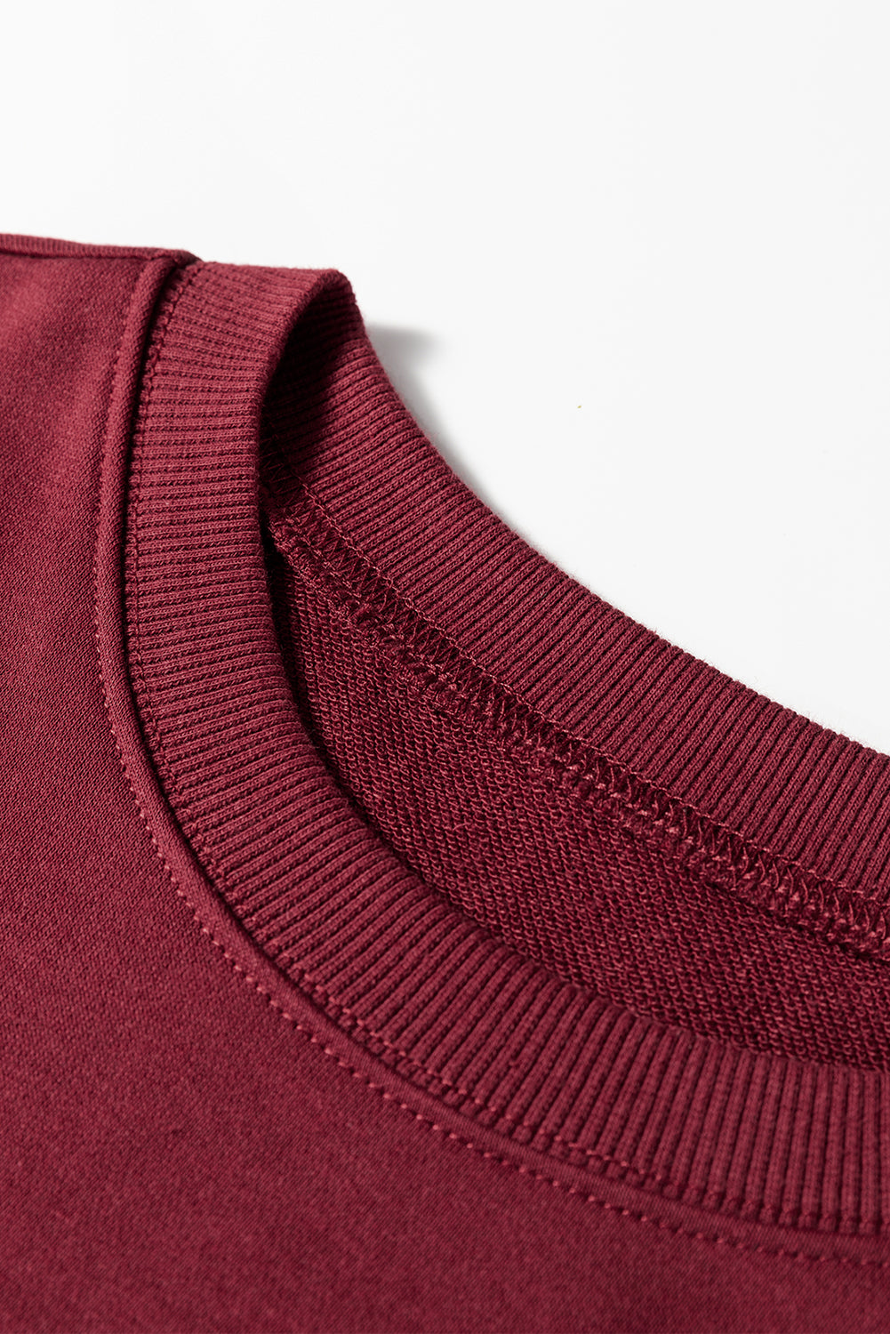 Tillandsia Purple Varsity Striped Detail Drop Shoulder Oversized Sweatshirt