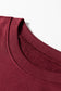 Tillandsia Purple Varsity Striped Detail Drop Shoulder Oversized Sweatshirt