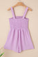 Green Casual Pocketed Smocked Sleeveless Romper