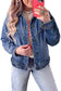 Sail Blue Vintage Wash Western Shift Denim Jacket