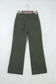 Black 2-Button High Waist Flared Bottom Jeans
