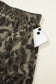 Brown Leopard Print Crew Neck Short Set