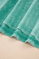 Sea Green Mineral Wash Tank Mini Dress with Pockets