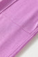 Lilac Drawstring Waist Patchwork Solid Color Jogger Pants