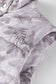 Brown Camo Leaf Print Winter Puffer Vest