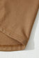 Cinnamon Smocked Bust Buttoned Split V Neck Flow Fit Blouse