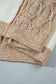 Parchment Colorblock V Neck Long Sleeve Tunic Loose Fit Plus Size Sweater