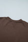 Beige Camouflage Sleeve Crewneck Baggy Pullover Sweatshirt