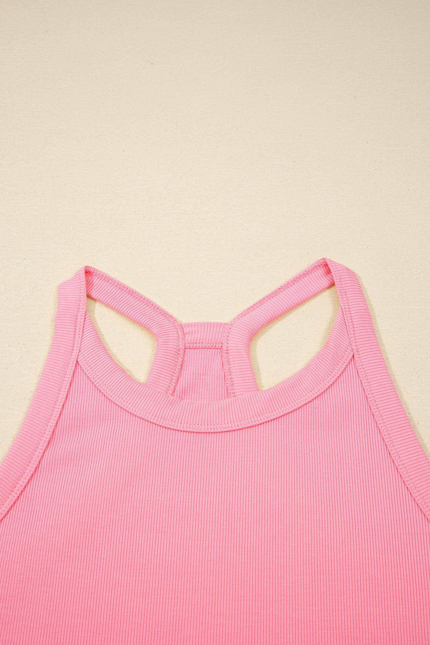 Sachet Pink Slim Tank Top Elastic Waist Mini Skort 2pcs Outfit