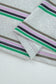 Purple Stripe Oversize Drop Shoulder Long Sleeve Casual Top