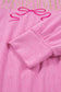 Bonbon Sweet Girl Embroidered Graphic Rib Textured Top