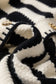Black Stripe Chic Golden Button Cardigan Sweater
