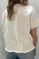 Sky Blue Patriot Star Patched Notched Neck Mineral Washed Tee
